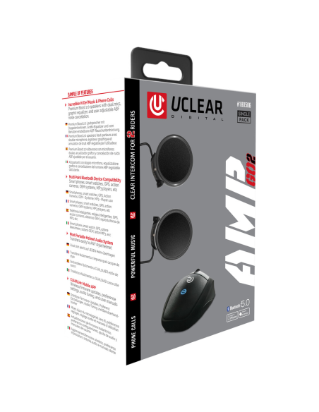 UCLEAR AMPGo2 Bluetooth Helmet Audio System