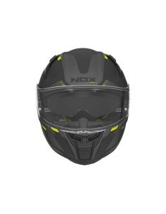 CASQUE NOX INTEGRAL N303S NEO NOIR MAT JAUNE FLUO 2