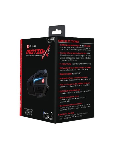 UCLEAR MOTION INFINITY Bluetooth Helmet Audio System