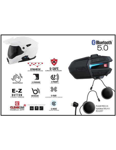 UCLEAR MOTION INFINITY Bluetooth Helmet Audio System