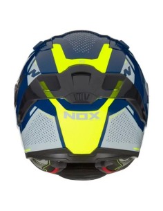 CASQUE NOX INTEGRAL N303S NEO BLEU PETROL ARGENT 2