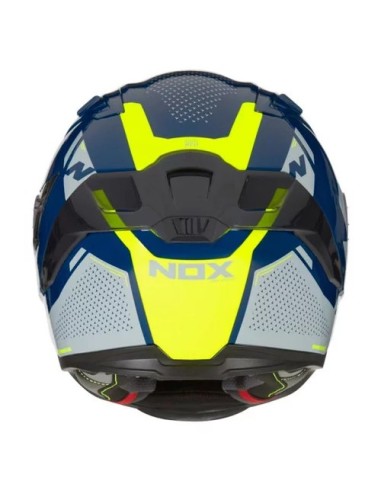 CASQUE NOX INTEGRAL N303S NEO BLEU PETROL ARGENT