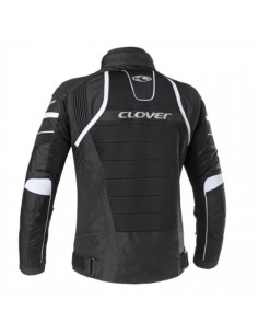 CLOVER RAINJET-2WP MESH JACKET NOIR BLANC 2