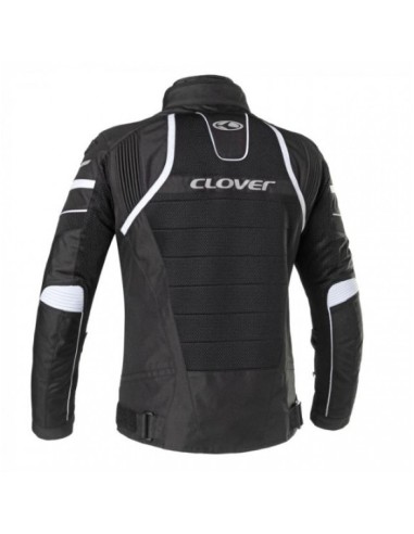 CLOVER RAINJET-2WP MESH JACKET NOIR BLANC