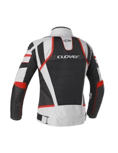 CLOVER RAINJET-2WP MESH JACKET ROUGE GRIS 2