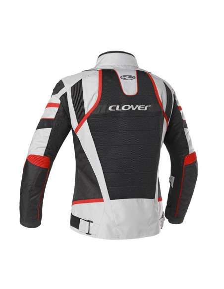 CLOVER RAINJET-2WP MESH JACKET ROUGE GRIS CLOVER RAINJET-2WP MESH JACKET ROUGE GRIS
