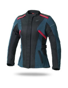 SEVENTY BLOUSON SD-JT79 BLEU FONCE/NOIR/ROUGE