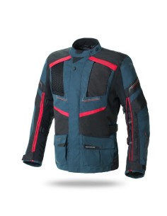 SEVENTY BLOUSON SD-JT81 BLEU FONCE/NOIR/ROUGE
