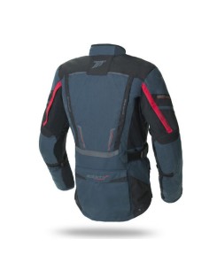 SEVENTY BLOUSON SD-JT81 BLEU FONCE/NOIR/ROUGE 2