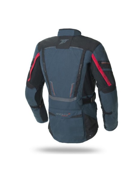 SEVENTY BLOUSON SD-JT81 BLEU FONCE/NOIR/ROUGE SEVENTY BLOUSON SD-JT81 BLEU FONCE/NOIR/ROUGE