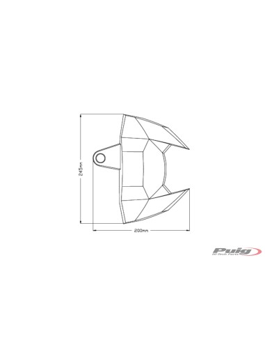 PUIG BEC POUR YAMAHA MT-07 2020