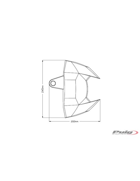 PUIG BEC POUR YAMAHA MT-07 2020
