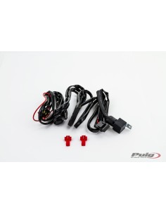 PUIG KIT FILÉ + INTERRUPTEUR AUX. PHARE HONDA AFRICA TWIN 17 C/ NOIR