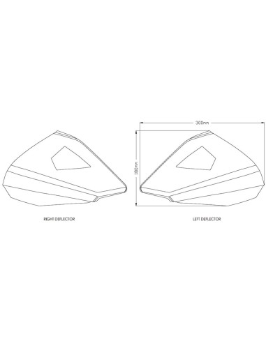 PUIG DÉFLECTEURS SUPÉRIEURS POUR MOTO BMW R1250GS 2019