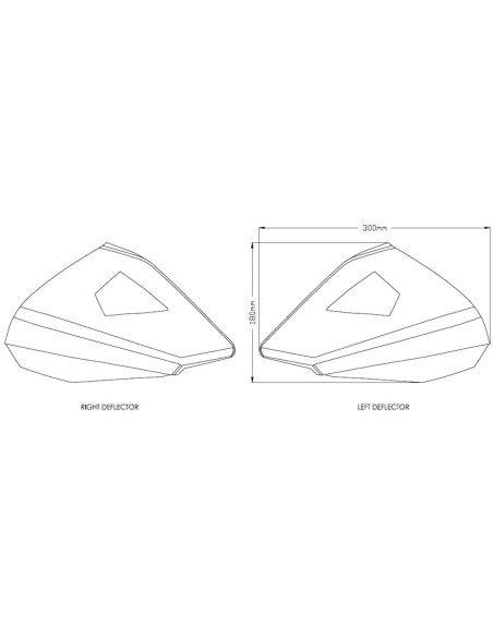 PUIG DÉFLECTEURS SUPÉRIEURS POUR MOTO BMW R1250GS 2019