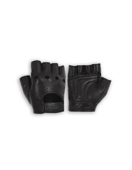A-PRO CUT FINGERS EXTRA LEATHER CLOVERS BLACK